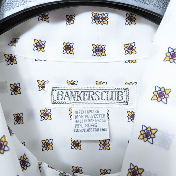 VINTAGE Bankers Club Mini Floral Pussybow Blouse - Picture 5 of 8